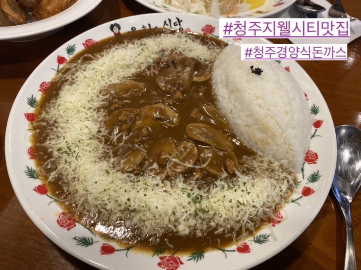  청주 지웰시티 경양식 돈까스와 카레 가심비+가성비 맛집