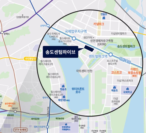  송도 B5 : 포스코건설시공_ 펜텀하이브, 복층오피스텔/ 라이브오피스 분양소식.
