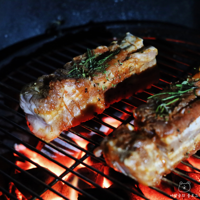  크리스피 통삼겹 맛깔나게 굽는 방법