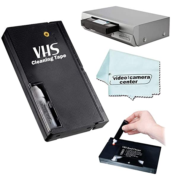 많이 팔린 VHS 비디오 습식 헤드 클리너 테이프 + 1 VCC113 Microfiber 추천합니다