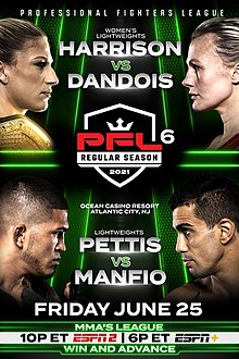 PFL 6 2021: 해리슨 vs 당두아 중계 링크 PFL 6 2021: 해리슨 vs 당두아 중계 링크