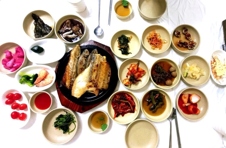  영산포 한남식당 생선모듬구이 백반 맛집 점심식사 후기