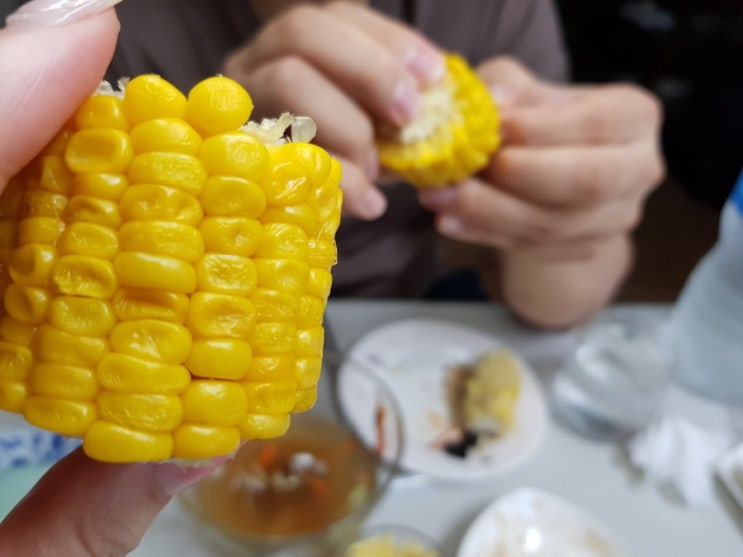  초당 옥수수 시식기 - 드디어 동네마트에 초당옥수수입점 !!!