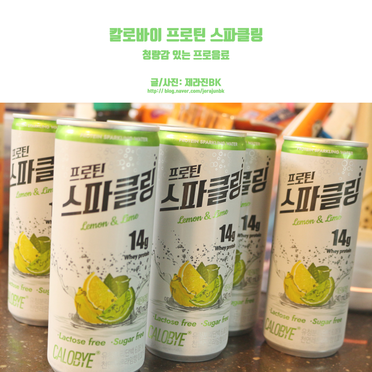  칼로바이 프로틴 스파클링 휴대하기 좋은 프로틴 음료