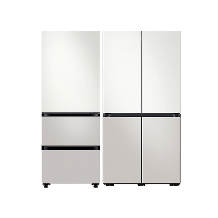 구매평 좋은 [삼성] 비스포크 키친핏 냉장고+김치냉장고 RF60A91C3AP+RQ33T7412AP(코타화이트+코타페블) 추천해요