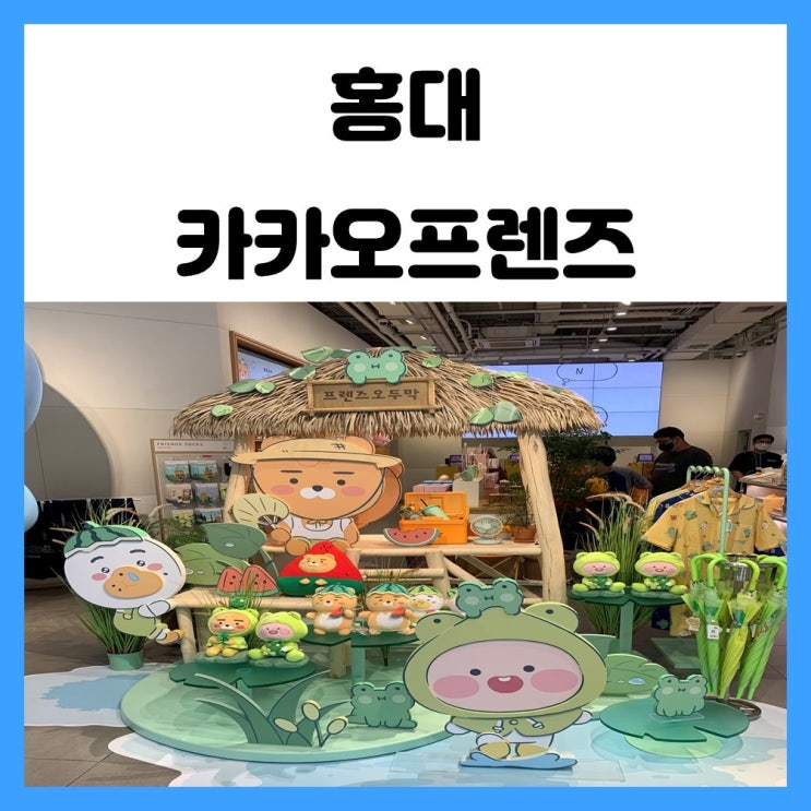 홍대입구역 놀거리 카카오프렌즈 귀여움 가득 구경해요