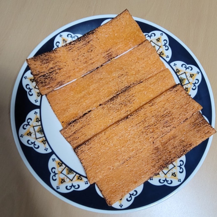  추억의 호박맛 쫀디기 구워먹기