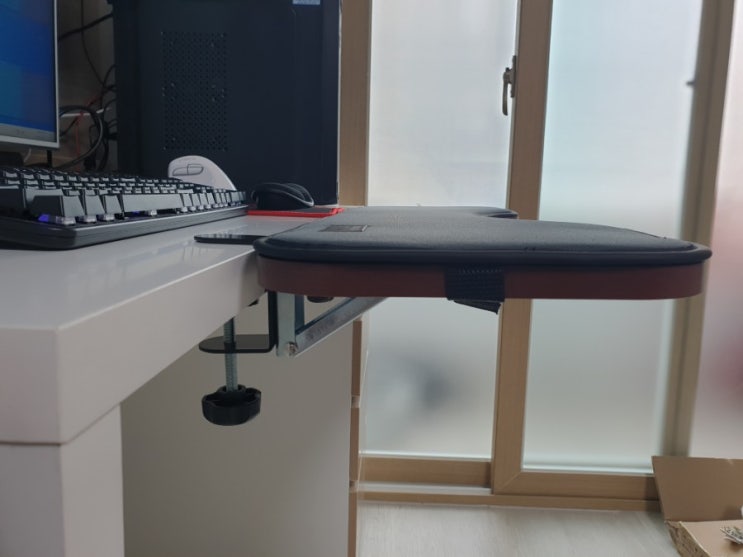 손목통증(손목증후군)때문에 손목받침대(팔받침대), 팔거치대를 주문했어요