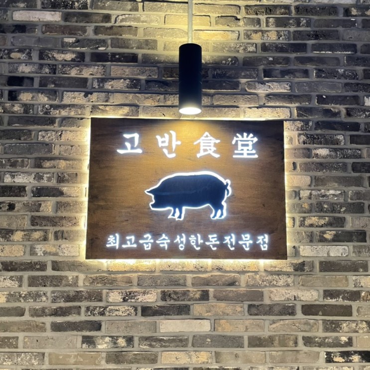 [대전 관평동 맛집] 질 좋은 고기는 물론 밑반찬이 훌륭한 알찬 구성의 돼지고기 맛집 고반식당