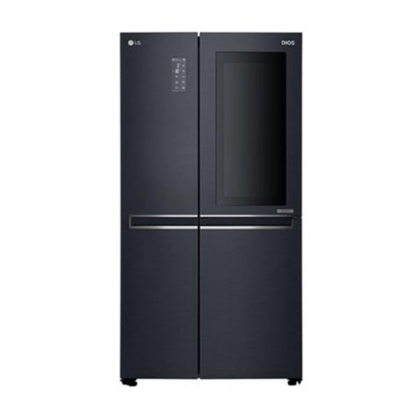 후기가 정말 좋은 LG전자 프리미엄 엘지 2도어 양문형 냉장고 636L 노크온매직스페이스 세미빌트인 UV자외선 좋아요