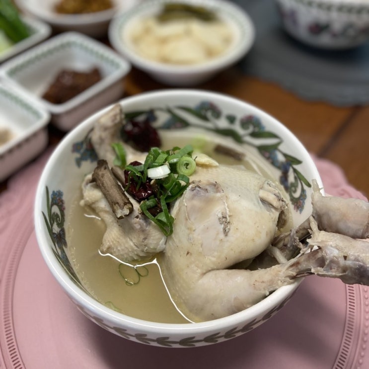  삼계탕 끓이는법 닭백숙 만들기 어렵지않아요 간편삼계탕