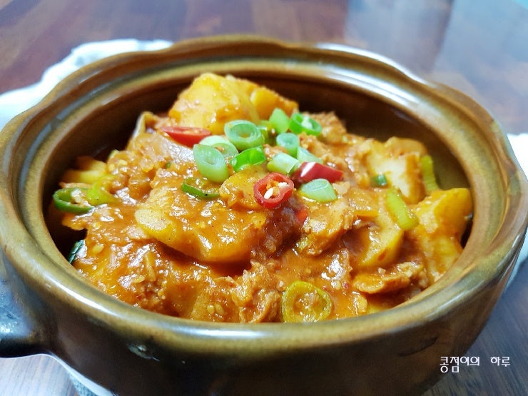 양세형의 감자 짜글이 레시피 감자요리의 일품 감자햄찌개 만들기