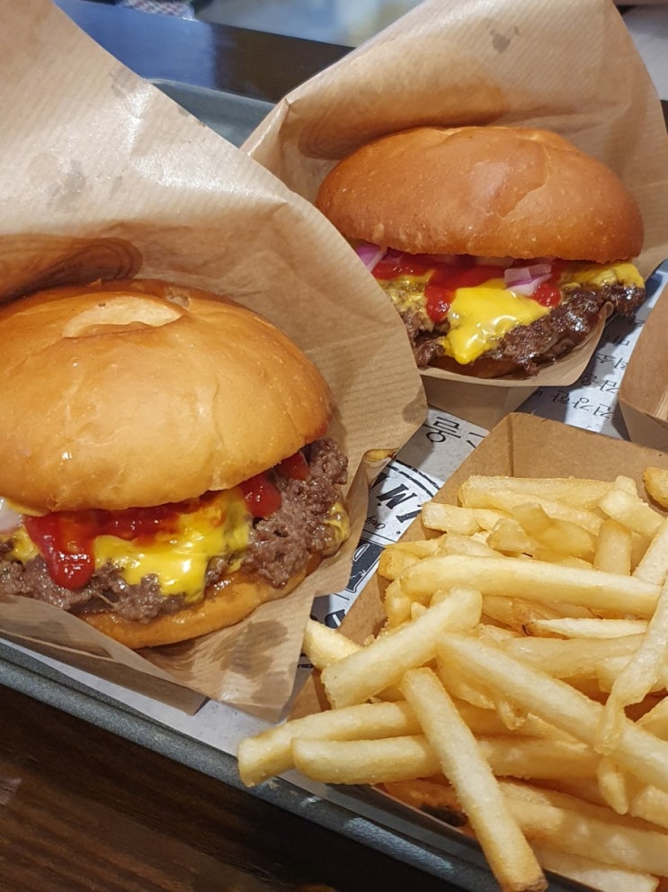  부산 서면 수제버거 맛집, 진정한 미국 st 버거스올마이티