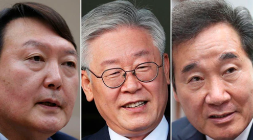  (2021.06.28 기준) 20대 대통령 선거에 출마 의사를 밝힌 대권주자들