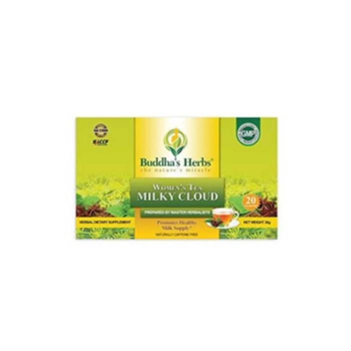 모유촉진차가격비교 Buddhas Herbs (LA직배) 부다스허브 모유 촉진 락테이션 Lactation Milky Cloud Tea Herbal 20 Count Bags (2 Pa