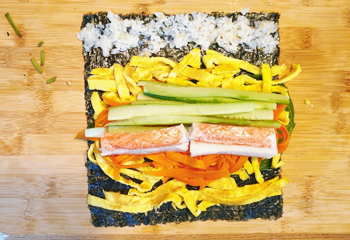  키토김밥, 어린이김밥, 고추김밥 만들기