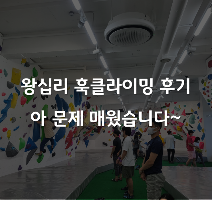  초보자들에게는 어려운 왕십리 한양대 새로 생긴 훅클라이밍