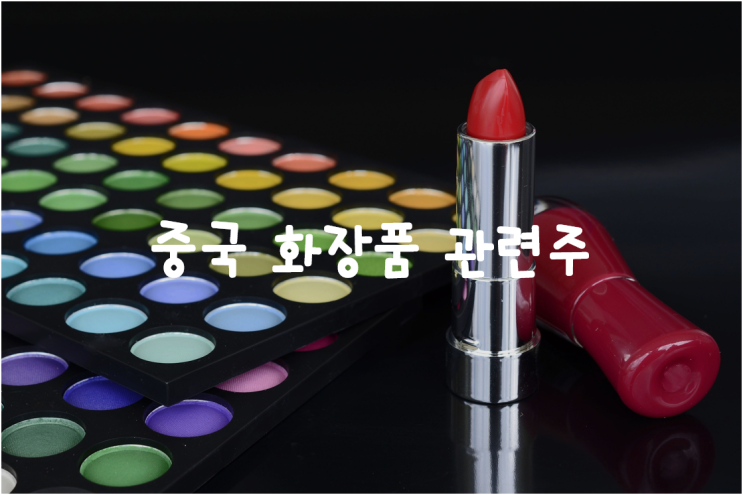  중국 화장품 관련주 정리(한국콜마, 코스맥스, 신세계인터내셔날)
