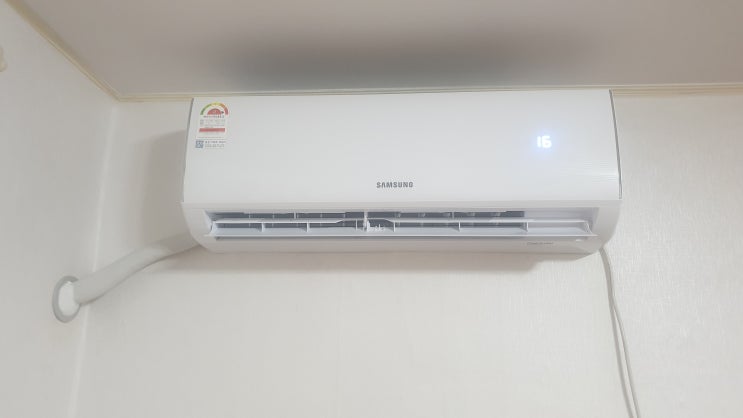 삼성 벽걸이 에어컨 AR06R1131HZ 구입 (공식 인증점, 삼성물류 설치)