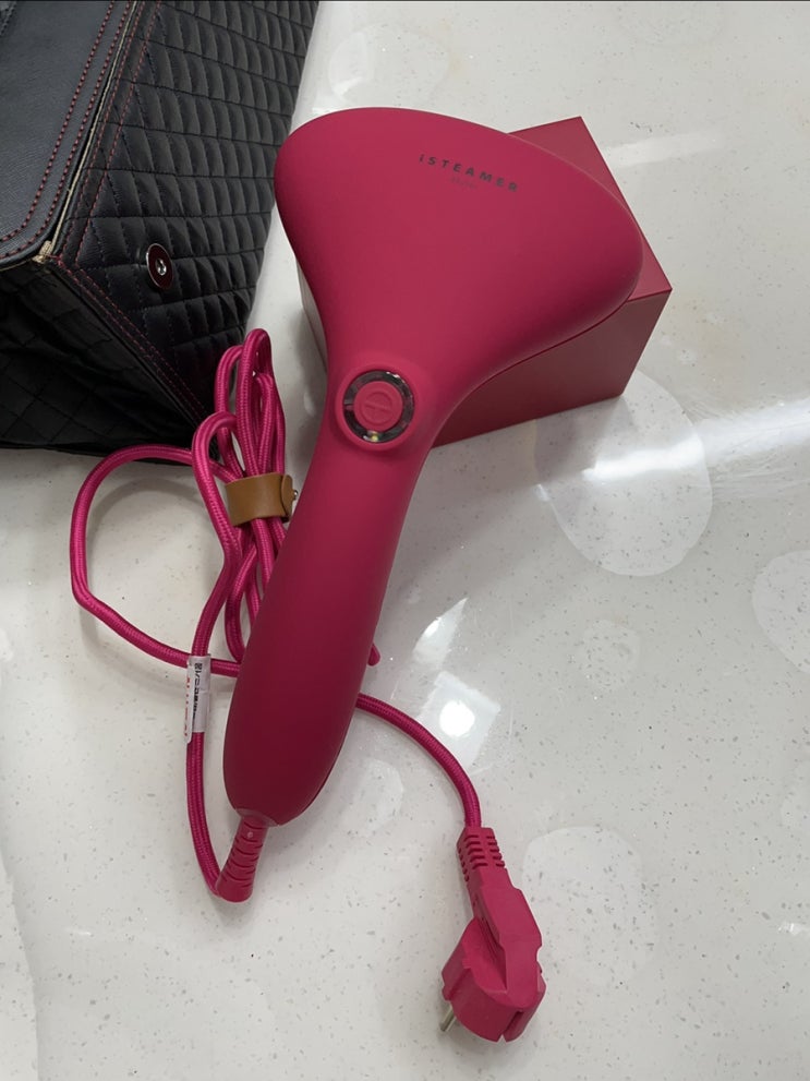 스팀다리미 :) 쿠진 아이스티머 핸디스타일러+보풀제거기 홈쇼핑득템