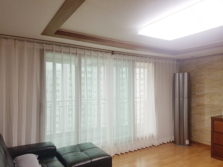  경주 커튼 블라인드 황성나라빌 내부 커튼설치하기 (세종커튼 경주점)