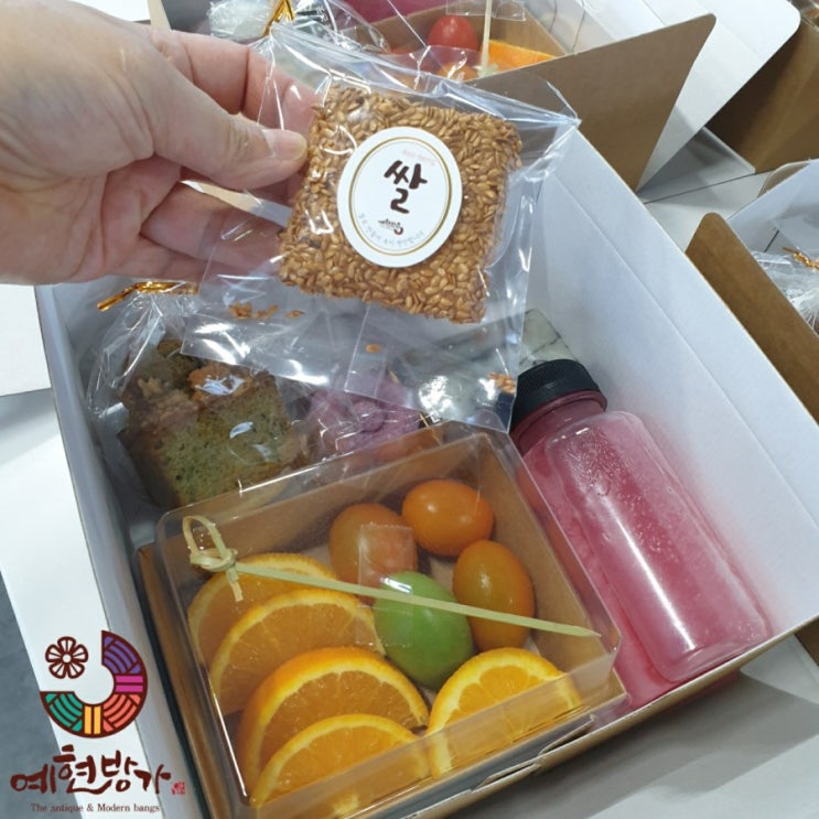  [부산명지/예현방가/도시락답례] 결혼식 전세버스 도시락부터 간단한 식전 간식 도시락까지 준비되어 있는 예현방가!