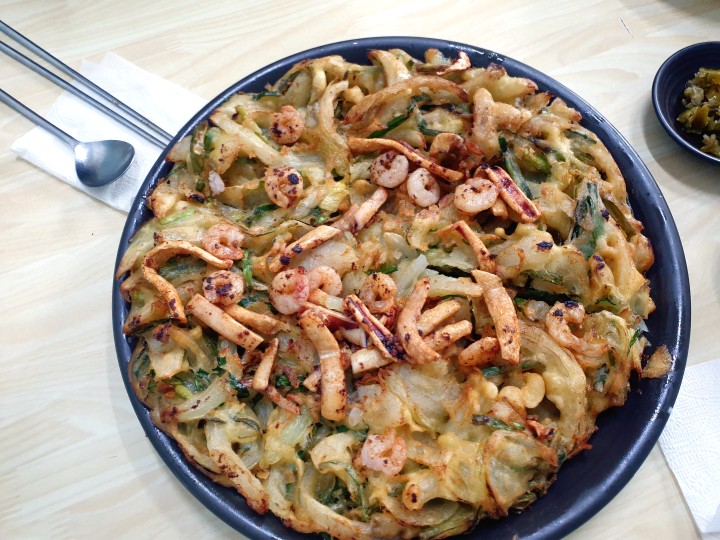  해물파전이 맛있는 영종도 을왕리 맛집 : 우리밀칼국수