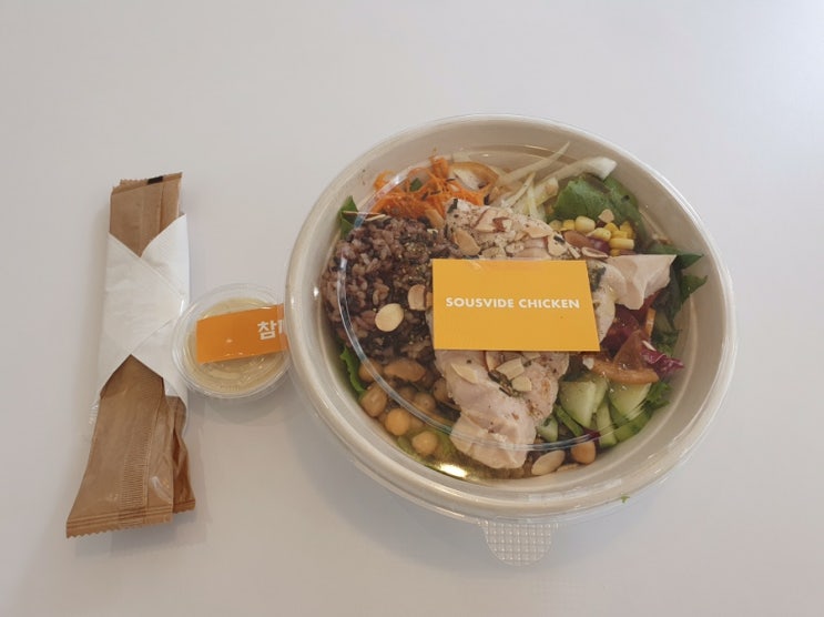  [내돈내산 샐러드후기] 수비드 치킨 샐러드 (in, 전주 chop chop salad)