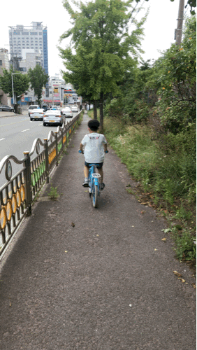 아들과 함께 신부동 라이딩 / 슬쌍디아빠