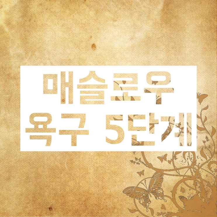 인간의 5대 욕구 순서대로 자세히! (매슬로우 욕구 5단계) 인간의 5대 욕구 순서대로 자세히! (매슬로우 욕구 5단계)