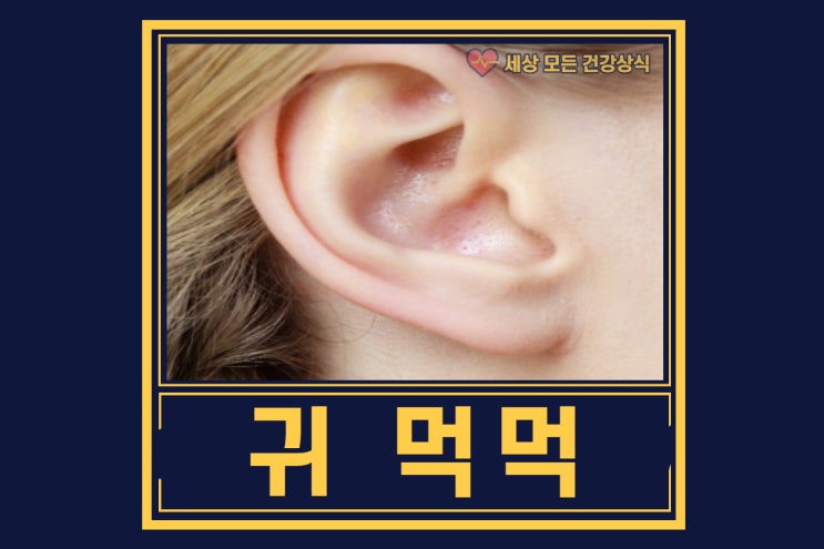  한쪽귀 먹먹 할때 원인과 해결방법 (한쪽귀가 아파요, 안들려요)
