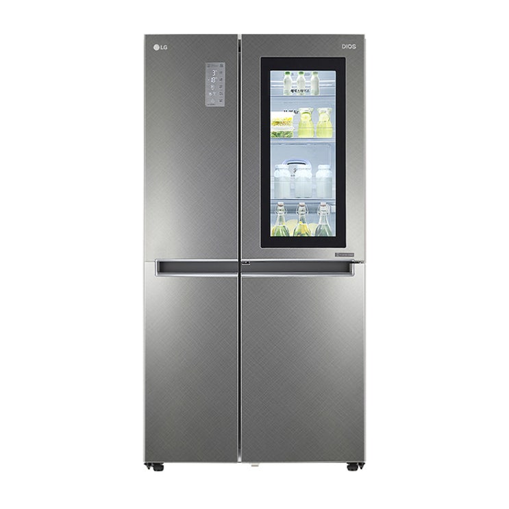 많이 팔린 디오스 노크온 매직 스페이스 양문형 냉장고 S831SN75 820L 방문설치 추천해요