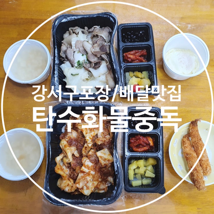  강서구포장맛집 [탄수화물중독] 한식배달맛집
