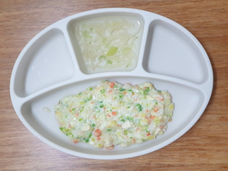  [돌아기유아식단]닭버섯크림리조또