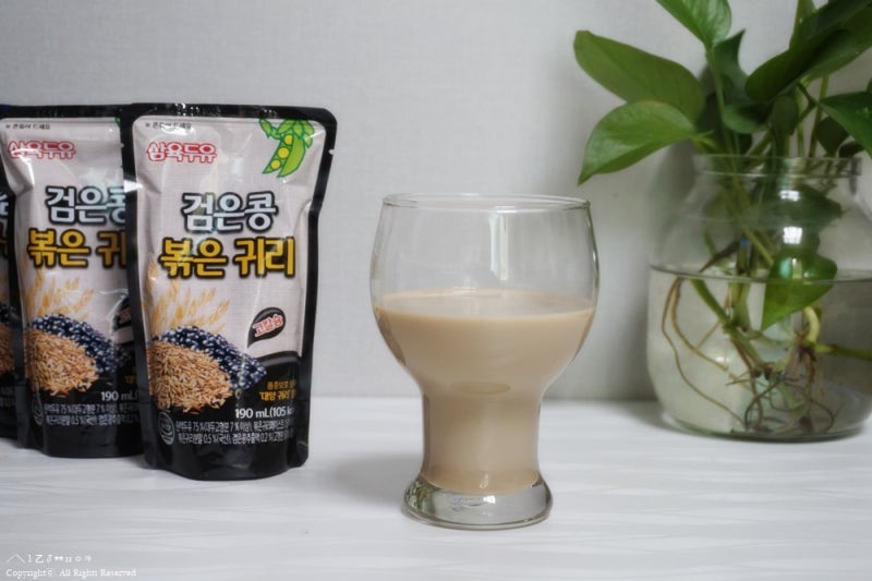 건강음료 / 삼육두유 신제품 검은콩 볶은 귀리 두유