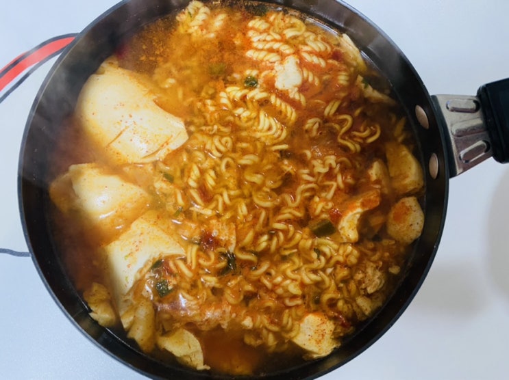 순두부라면레시피 틈새라면으로 맛있게 간단한 자취요리