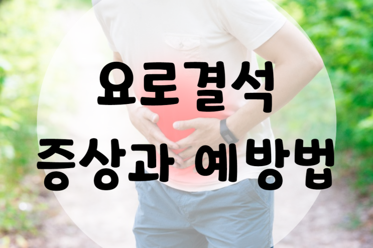  요로결석 증상과 예방법