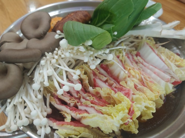  전주 아중리 맛집 전주 마실밥상 밀푀유나베 최고