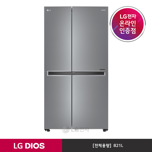가성비갑 LG전자 [공식인증점]DIOS 매직스페이스 냉장고 S833SS32 추천해요