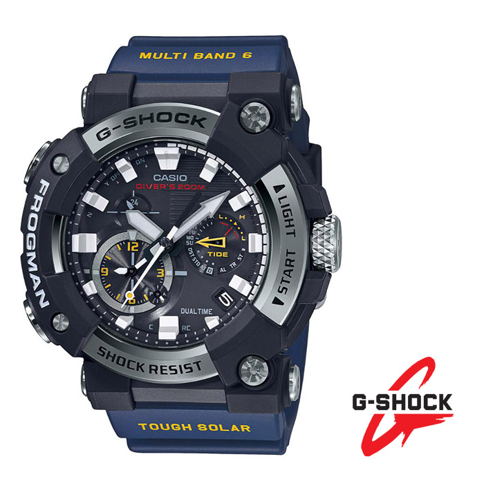 선호도 좋은 [G-SHOCK] 지샥 GWF-A1000-1A2 남성 우레탄 아날프록 네이비블루 아날로그 프로페셔널 프로그맨 ···