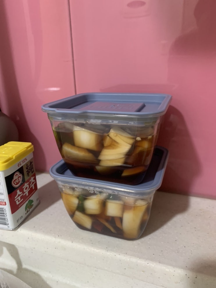  양파요리&저녁