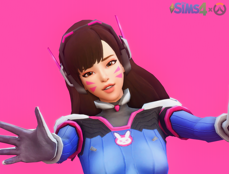 [심즈4 심배포] 사랑을 담아서 D.VA♥ 오버워치 송하나(디바) : 네이버 블로그
