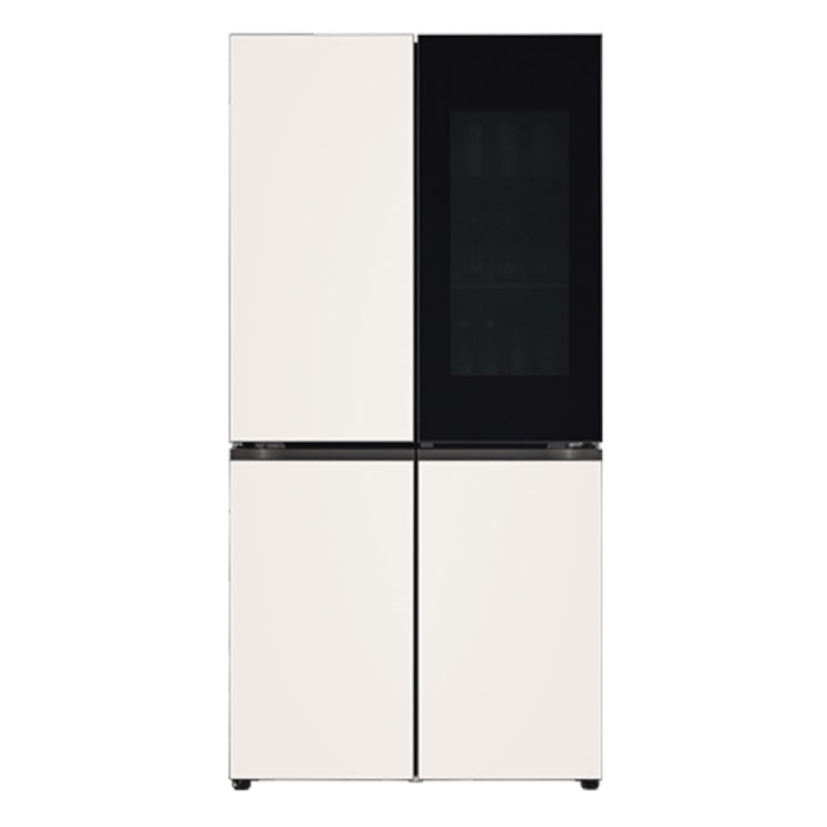 인기있는 LG전자 LG오브제컬렉션 노크온 양문형 냉장고 베이지 M870GBB451 870L 방문설치 좋아요