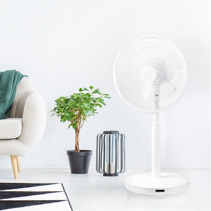 리뷰가 좋은 EMK Digital Stand Fan 35cm EF-E2114WH 이엠케이선풍기35cm EF-E2114WH, 화이트 추천합니다