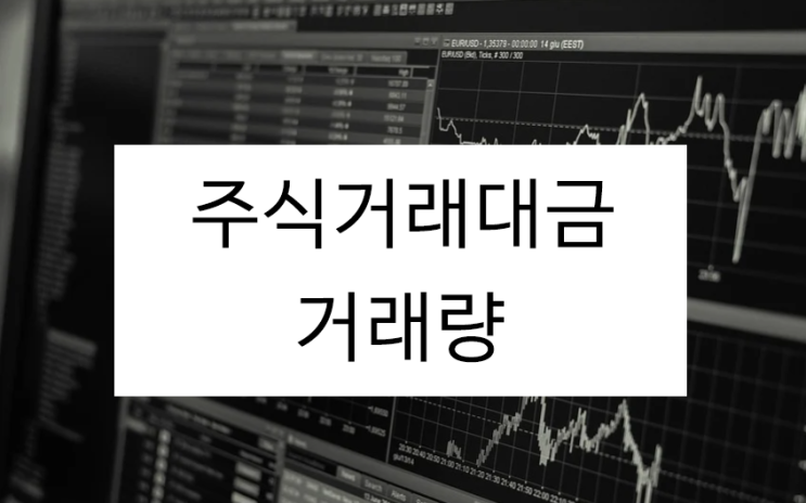  주린이가 알아야 할 주식 거래대금과 거래량과의 상관관계