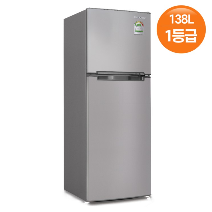 요즘 인기있는 창홍 저소음 1등급소형냉장고, 138리터2도어/ORD-138B0S(메탈실버) 좋아요
