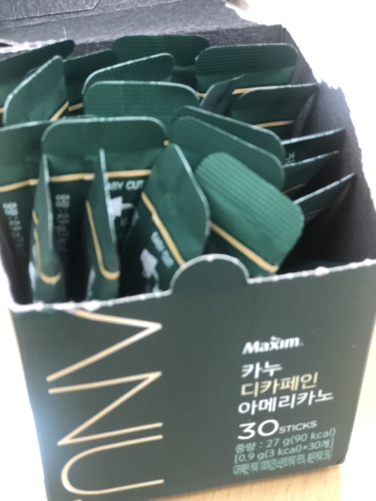  카누 디카페인 커피 후기