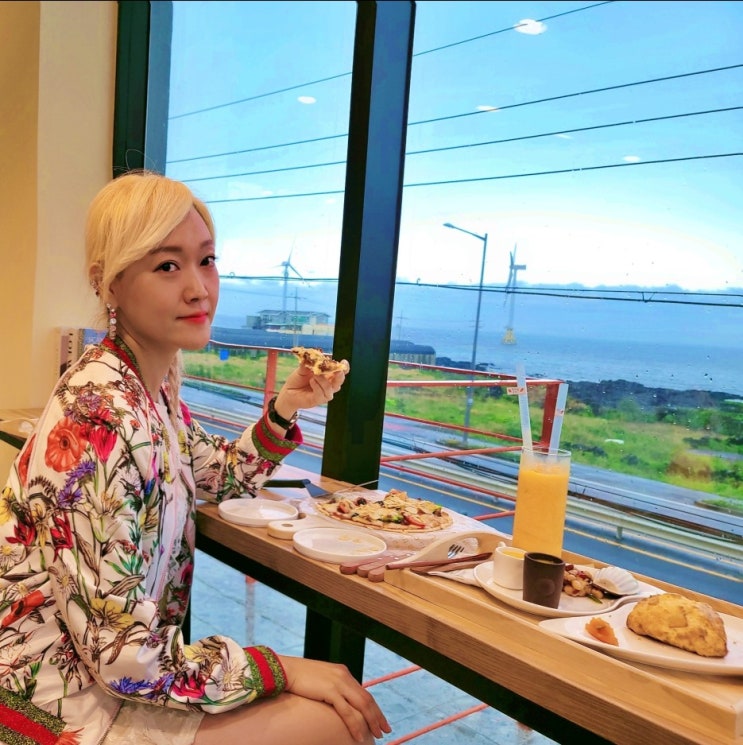  판포포구맛집 귤당리 피자와 디저트 즐겨요