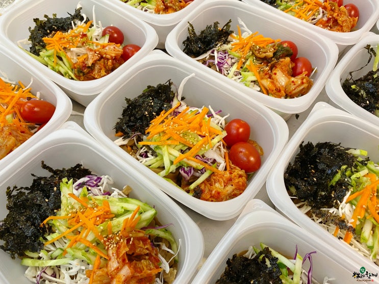  림과함께 아리아리도시락 냉묵밥 시원하게 한 그릇 어떠세요