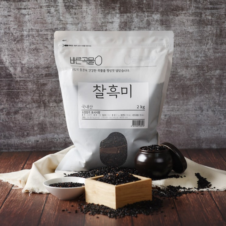 구매평 좋은 바른곡물 찰흑미, 2kg, 1개 추천합니다